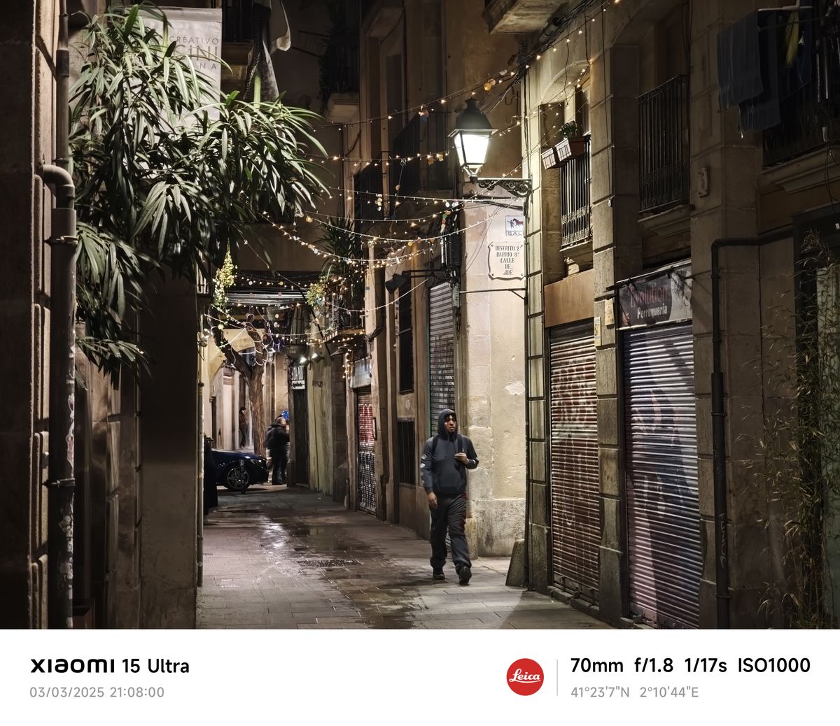 A photo taken on the Xiaomi 15 Ultra