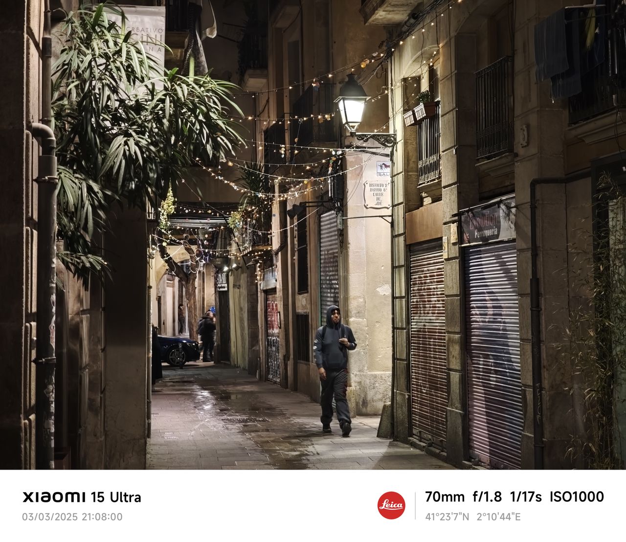 A photo taken on the Xiaomi 15 Ultra