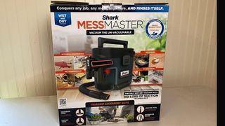 Shark MessMaster WetDry Vacuum being tested in writer's home