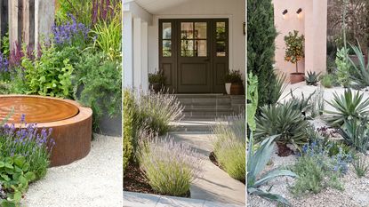 selection of front yard spaces