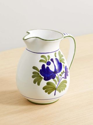 Blossom Painted Ceramic Jug