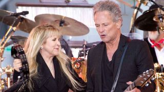 Fleetwood Mac&rsquo;s Stevie Nicks and Lindsey Buckingham performing onstage in 2014