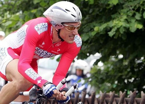 Swiss TT champ Fabian Cancellara (Fassa Bortolo) had a good ride to finish fourth