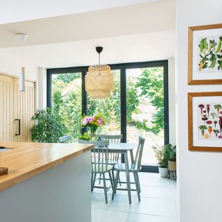 kitchen diner with bi folds