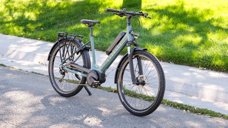 Gazelle Medeo T9 City e-bike in a park