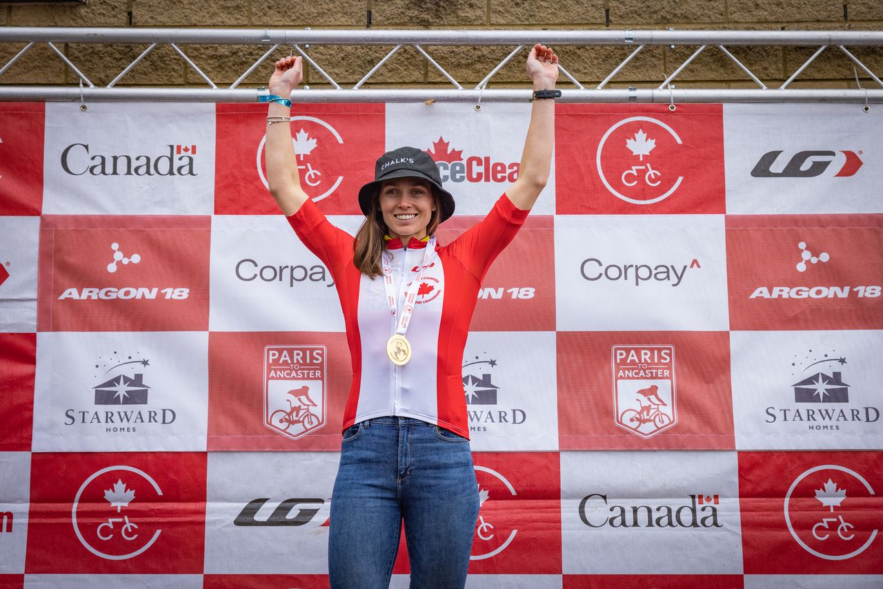 Devon Clarke wins women's Gravel Canadian National Championships