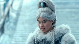 Amber Midthunder as Princess Yue in season 1 of Avatar: The Last Airbender.