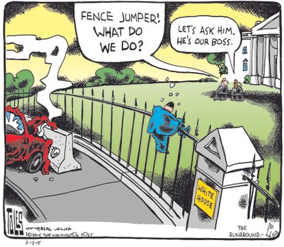 
Political cartoon U.S. Secret Service