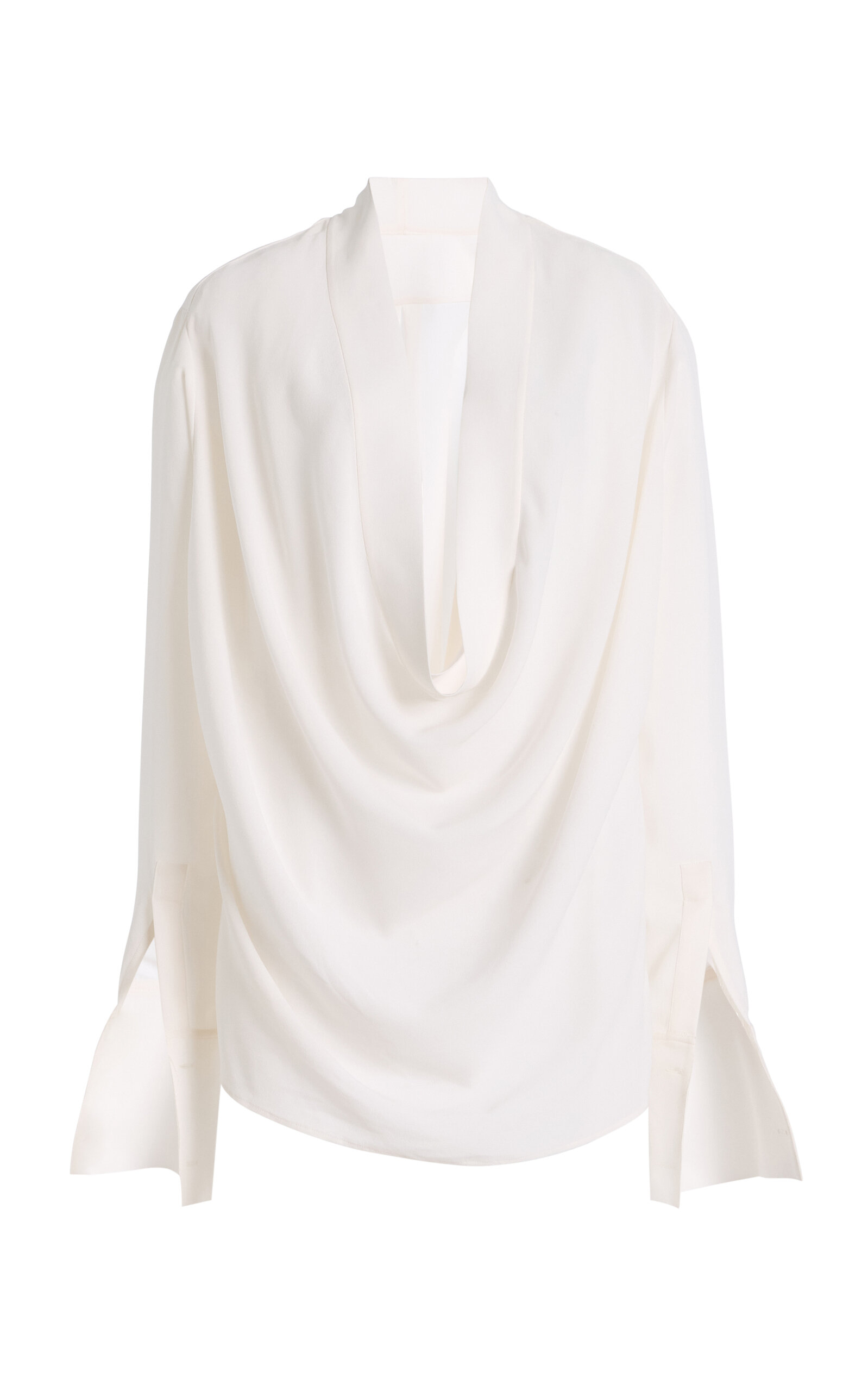 Cowl Neck Silk Georgette Blouse