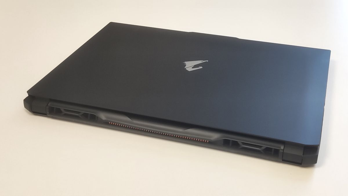 Gigabyte Aorus 17 XE4 on a desk