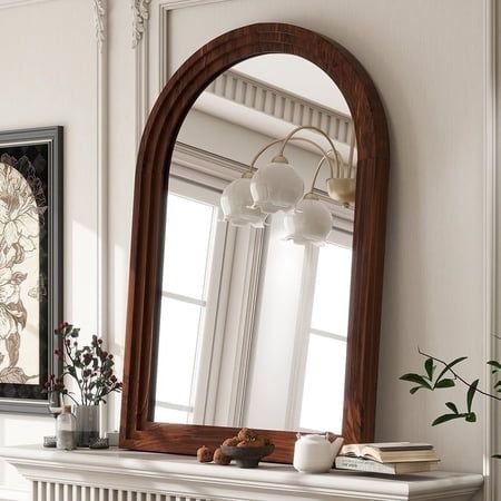 40"x 30" Arched Bathroom Mirror Wall Mirror