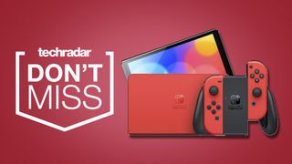 Nintendo Switch OLED Mario Red Edition Argos