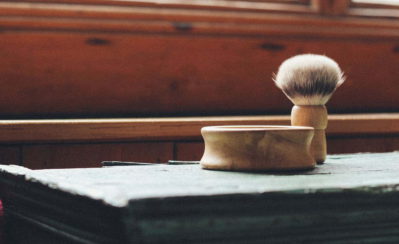 Lathering bowl created from 305-year-old Northamptonshire timber