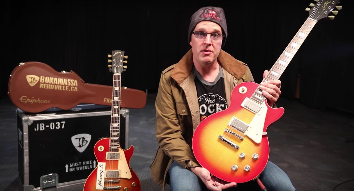 Joe Bonamassa Unveils His 7th Epiphone Signature Model The 1960 Les Paul Standard Norm 4612