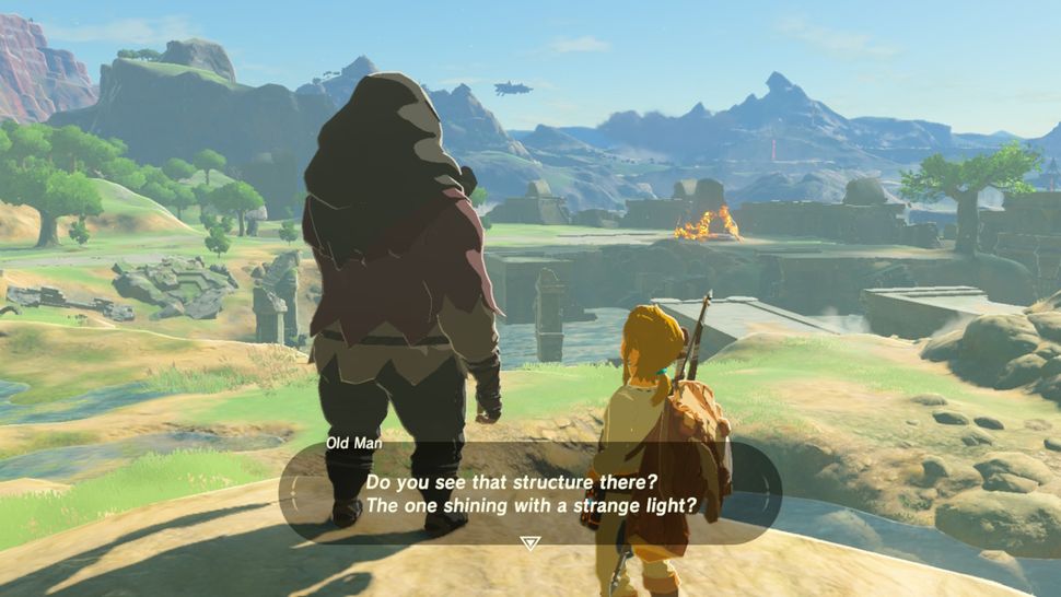 Where To Find Old Man After 4 Shrines Zelda: Oman Au Shrine - The Legend of Zelda: Breath of the Wild Old Man