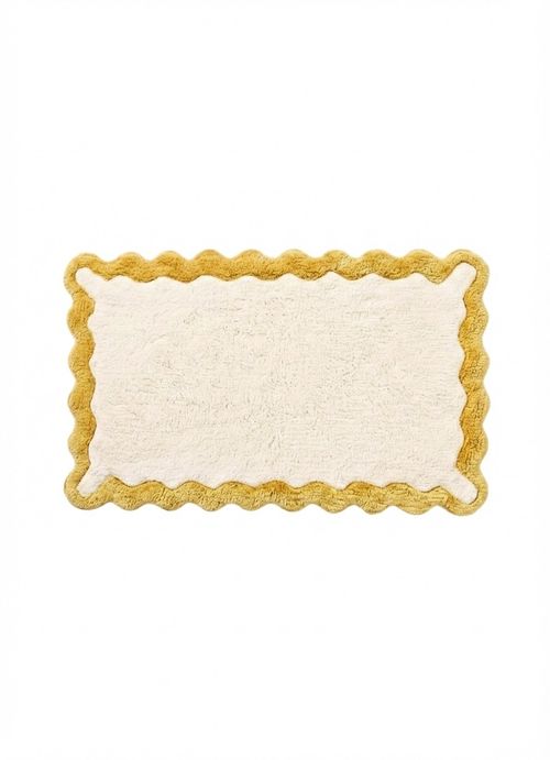 Ernestine Scalloped Bath Mat