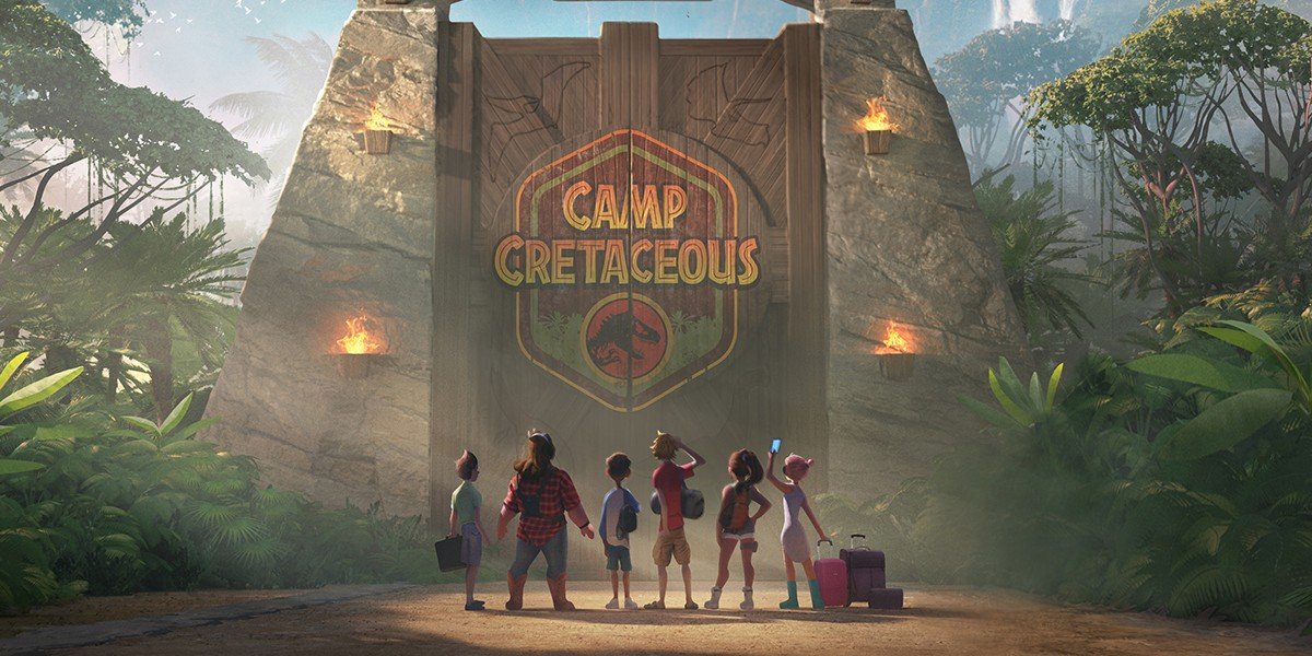 Camp Cretaceous logo Jurassic World: Camp Cretaceous netflix