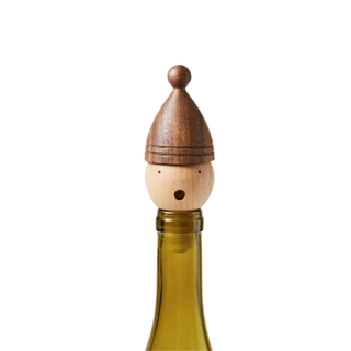wooden wine topper