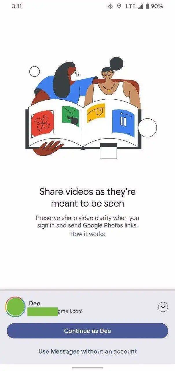 Google Messages Photos Integration