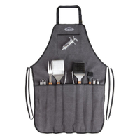 Fire Sense Elite 13-Piece Stainless Steel BBQ Tool Set in Charcoal: $63.59 at Home Depot