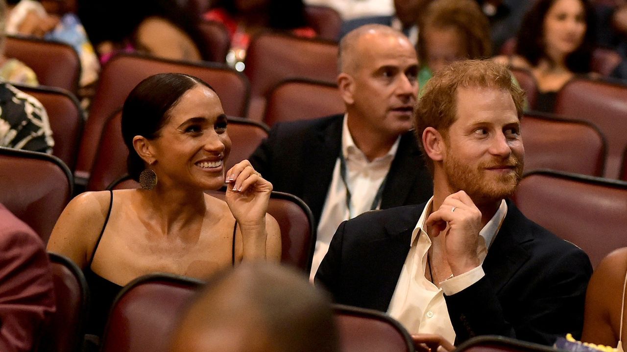 Prince Harry and Meghan Markle at the &quot;Bob Marley: One Love&quot; premiere in Jamaica