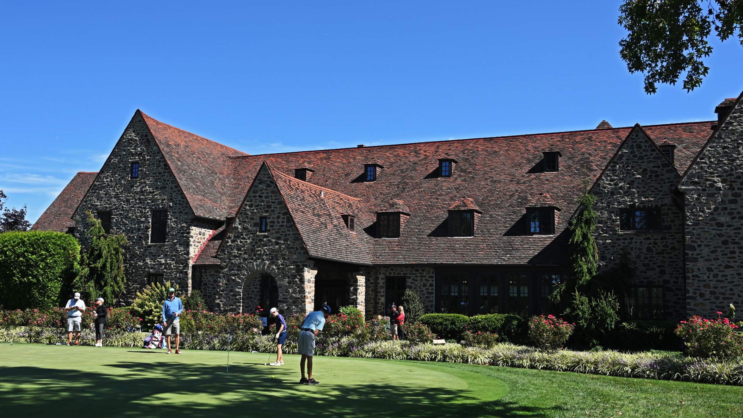 The clubhouse at Aronimink Golf Club