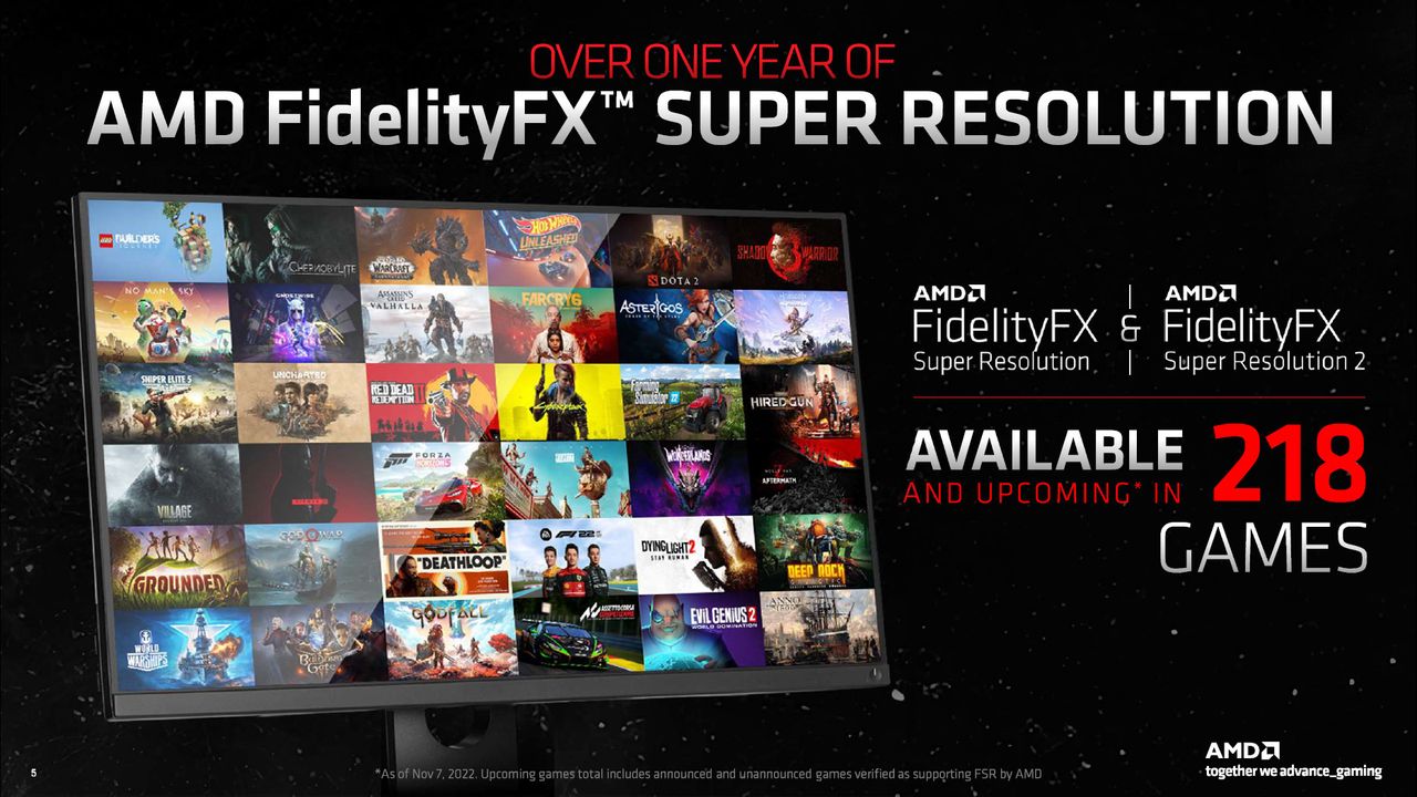 AMD FidelityFX Super Resolution 2.2 and ISV