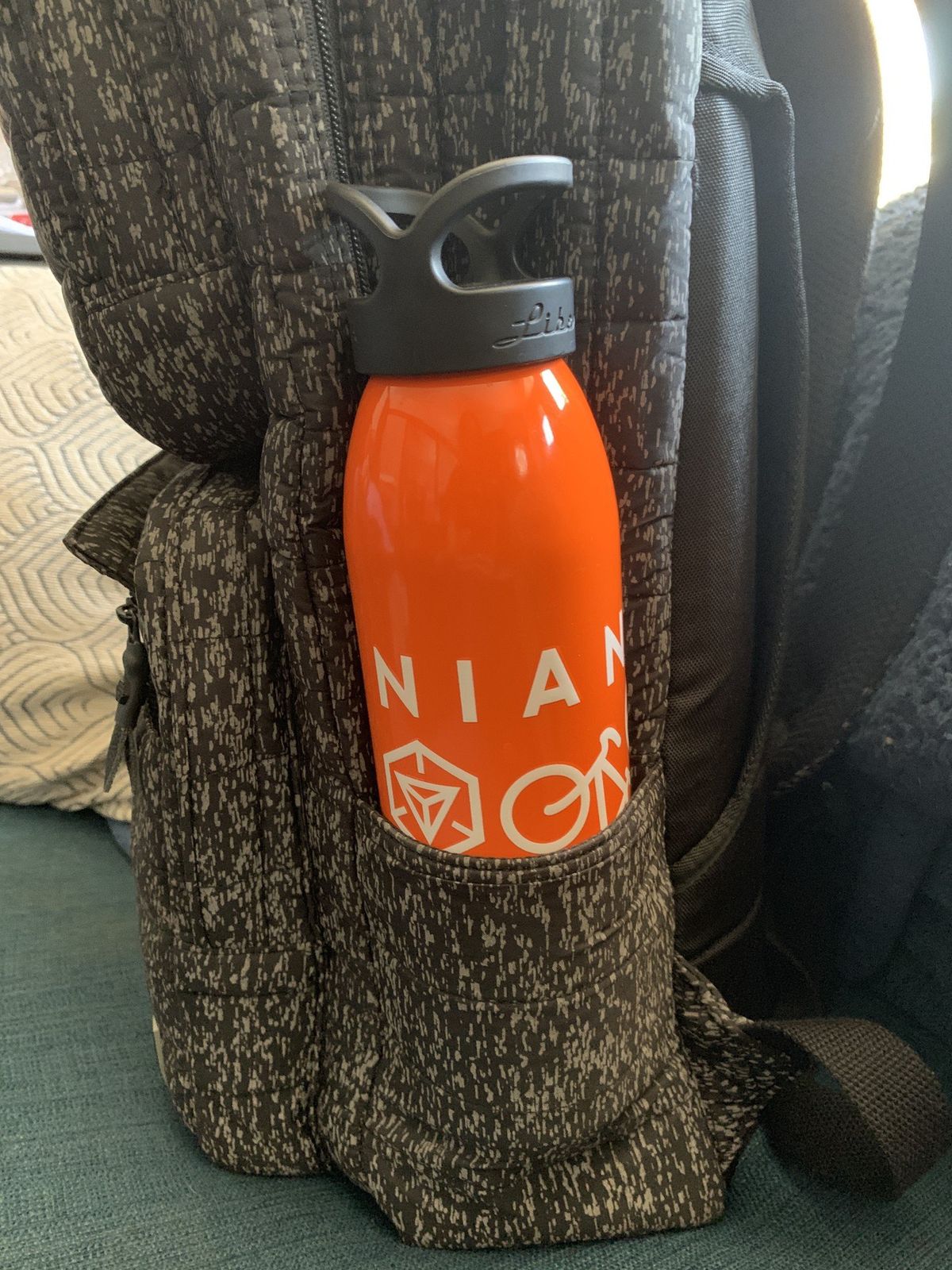 HEX Patrol Backpack water bottle
