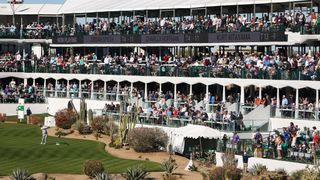 The 16th hole at TPC Scottsdale