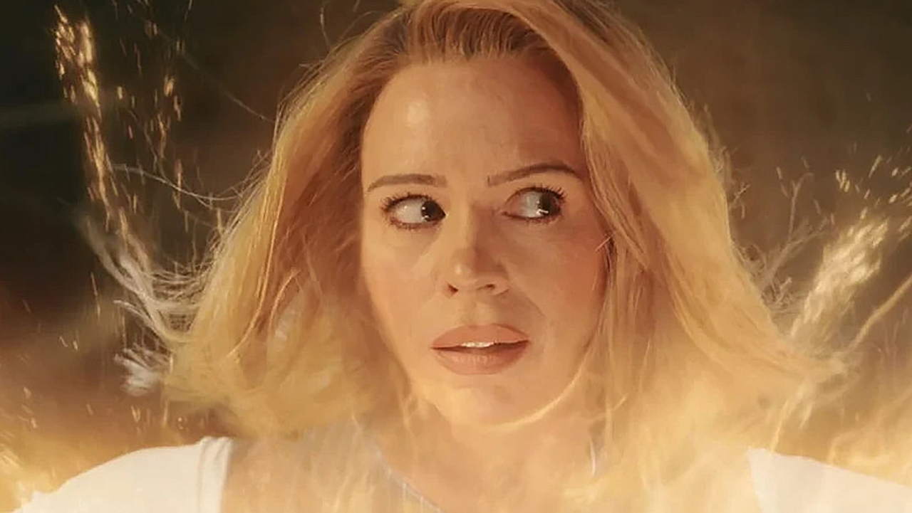 The Doctor regenerating into Billie Piper in Doctor Who season 2
