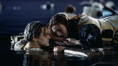 jack and rose on the dresser in titanic