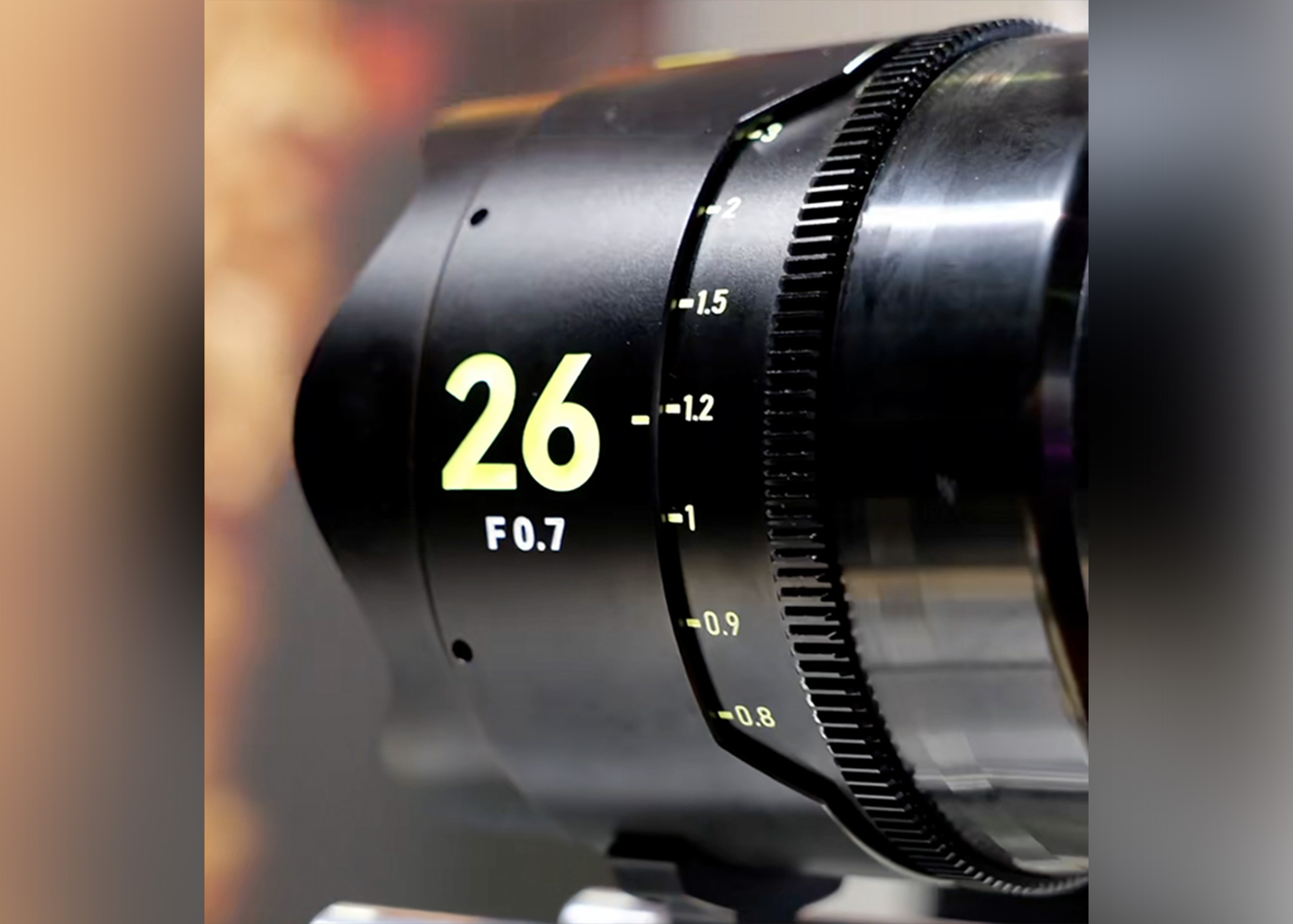 NiSi camera lens.