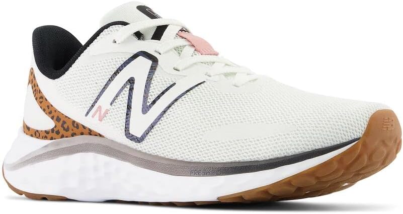 New Balance, New Balance Women&#039;s Fresh Foam Arishi V4 Running Shoe, White/tobacco, 5
