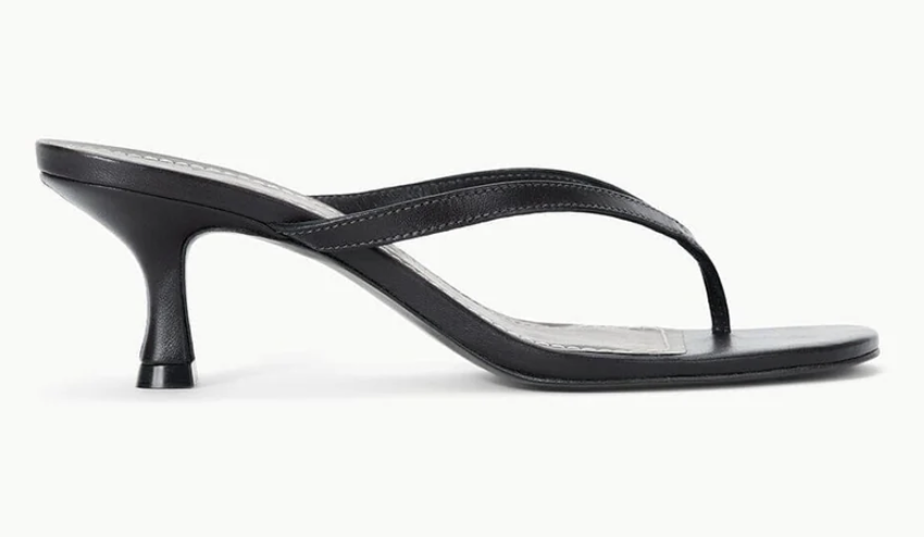 Staud, FREJA KITTEN HEEL BLACK