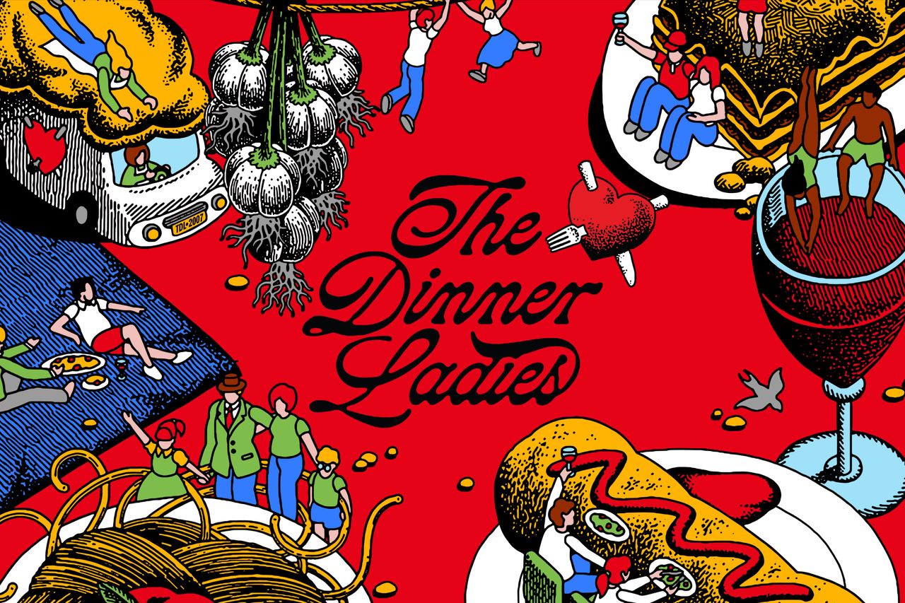 The Dinner Ladies branding campaign