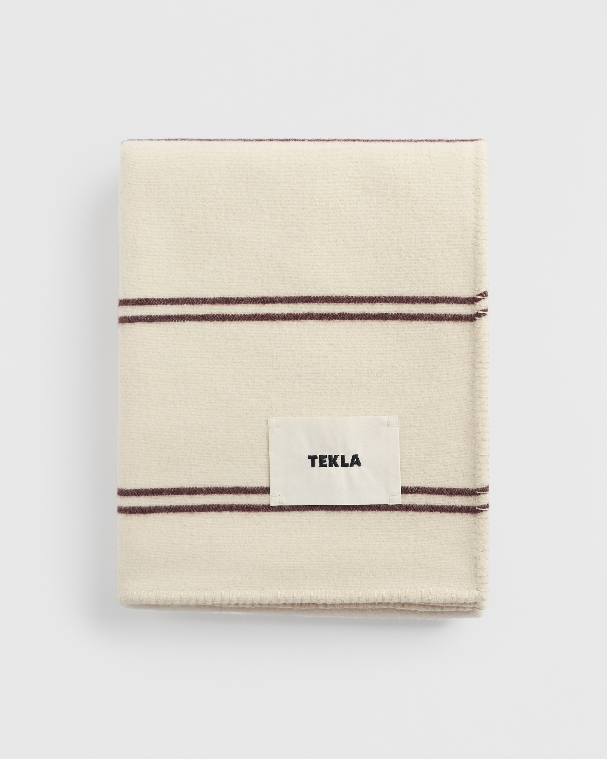 Tekla Fabrics Lambswool Blanket - Ruck Stripes