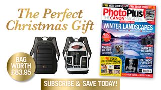 Image for PhotoPlus: The Canon Magazine Christmas issue out now – subscribe & get a free camera backpack!