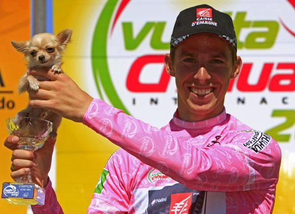Portugal's Rui A. Da Costa (Caisse d'Epargne) sealed the mountains classification win.