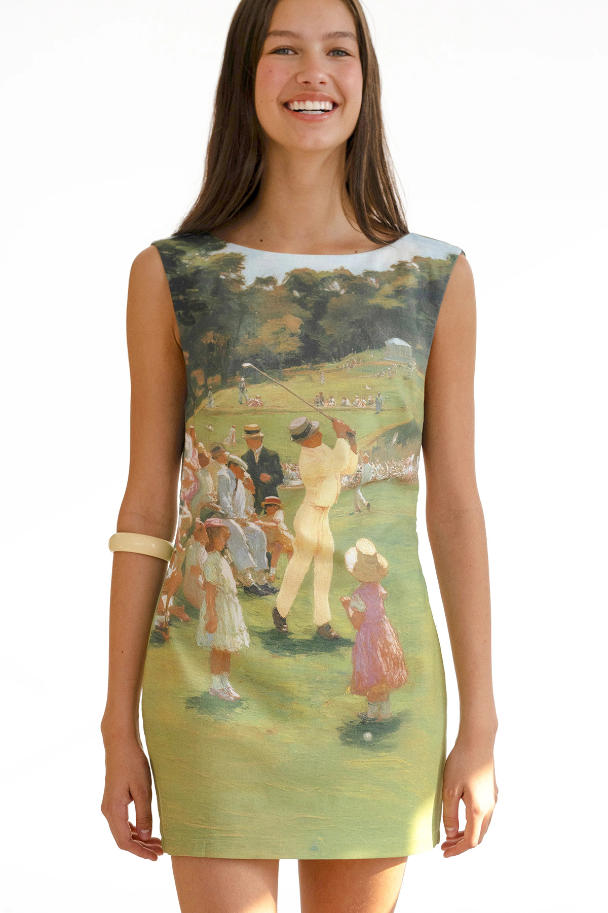 Augusta Linen Mini Dress