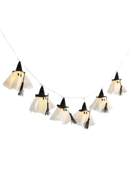 Lit Witch Ghost String Lights