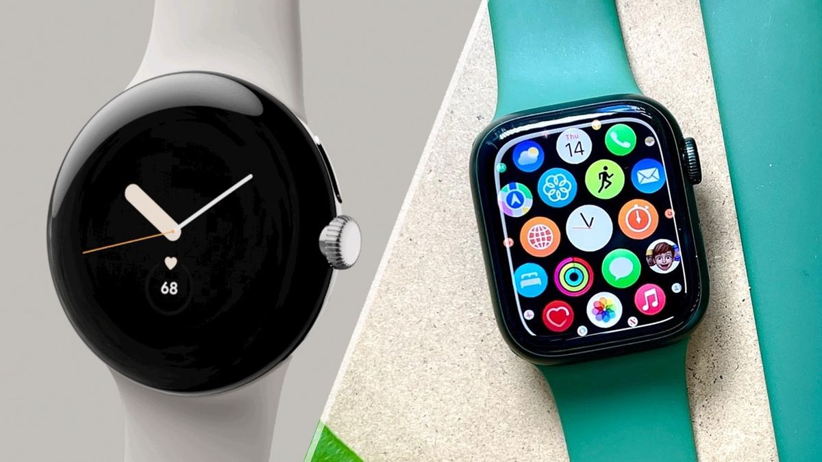 Google Pixel Watch vs. Apple Watch 7: maiores diferenças a esperar