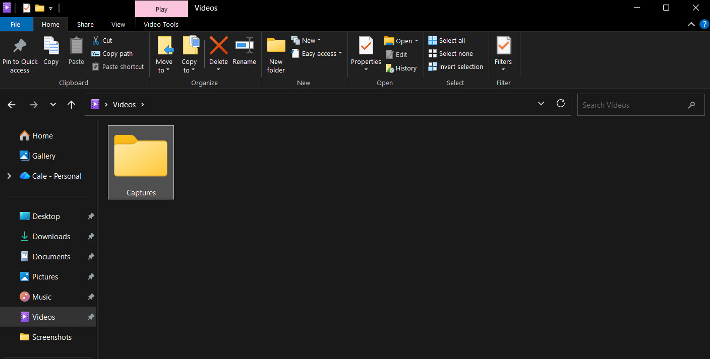 A Windows 11 File Explorer window with Windows 10-style settings ribbon along the top, made possible with ExplorerPatcher.