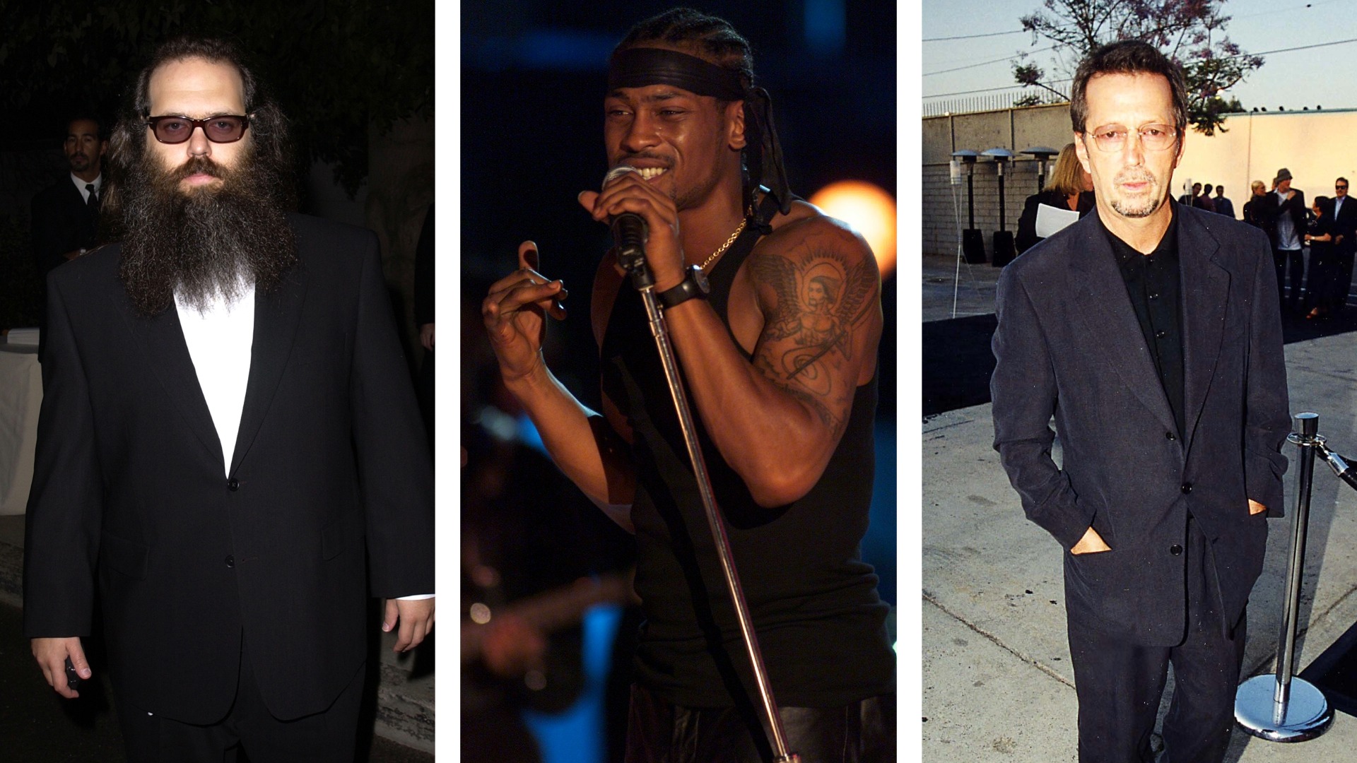 Rick Rubin, D&#039;Angelo and Eric Clapton