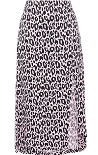 MAJE Leopard-jacquard skirt | was $295, now $74
