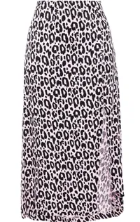 MAJE Leopard-jacquard skirt | was $295, now $74&nbsp;