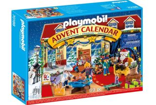 Playmobil Christmas toy shop picture