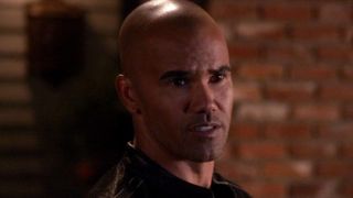 Derek talking to Reid on Criminal Minds.