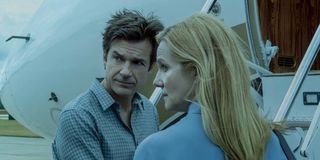 ozark jason bateman and laura linney getting onto plane