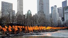 The Gates, Central Park, New York City, 1979-2005. Courtesy of Christo and Jeanne-Claude Foundation