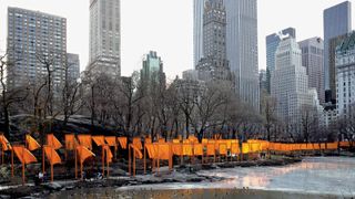 The Gates, Central Park, New York City, 1979-2005. Courtesy of Christo and Jeanne-Claude Foundation